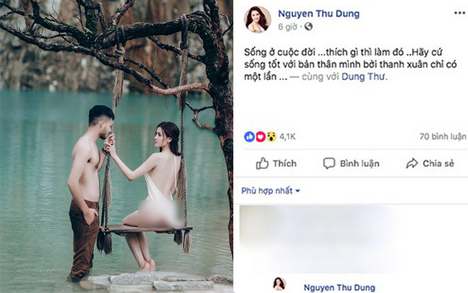 Chưa hết lùm xùm ảnh ‘khoe thân’ tại Tuyệt Tình Cốc, Á hậu Thư Dung lại khiến dân mạng bức xúc bởi thái độ thách thức này! Ảnh 2