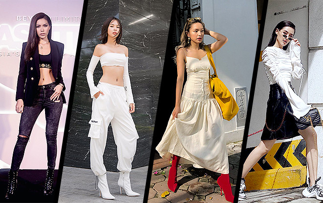 Thời trang 'râu ông nọ cắm cằm bà kia' của Angela Phương Trinh, Minh Tú, Khánh Linh Ảnh 2