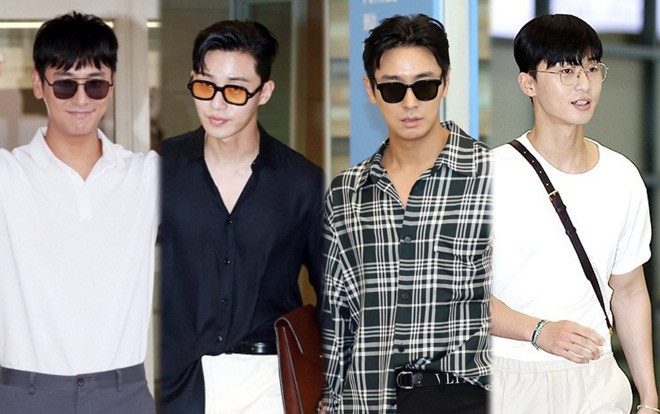 Xuất hiện tại sân bay, Joo Ji Hoon của 'Thử thách thần chết' khiến fan nhầm thành Park Seo Joon Ảnh 2