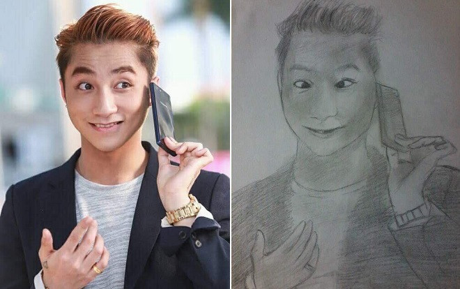 Sơn Tùng xấu 'ma chê quỷ hờn' dưới ngòi bút của fan 'có tâm', đến sky cũng không nhận ra đây là ai! Ảnh 2