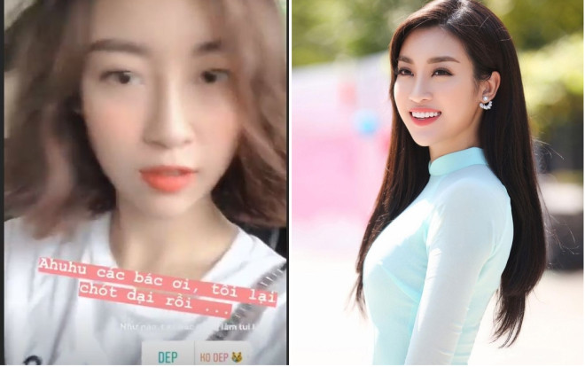 Lỡ tay 'xuống tóc' ngờ đâu xinh hơn hoa thế này thì ai cũng muốn lỡ dại như Hoa hậu Đỗ Mỹ Linh Ảnh 2