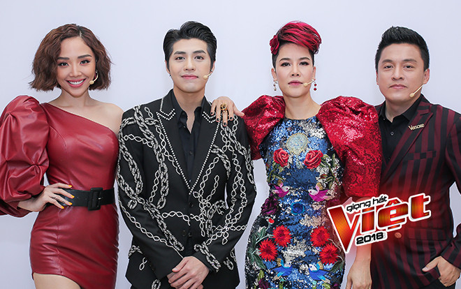 Bán kết Giọng hát Việt 2018: Thu Phương - Tóc Tiên rực sắc đỏ, Lam Trường - Noo Phước Thịnh 'chuẩn' điển trai Ảnh 2