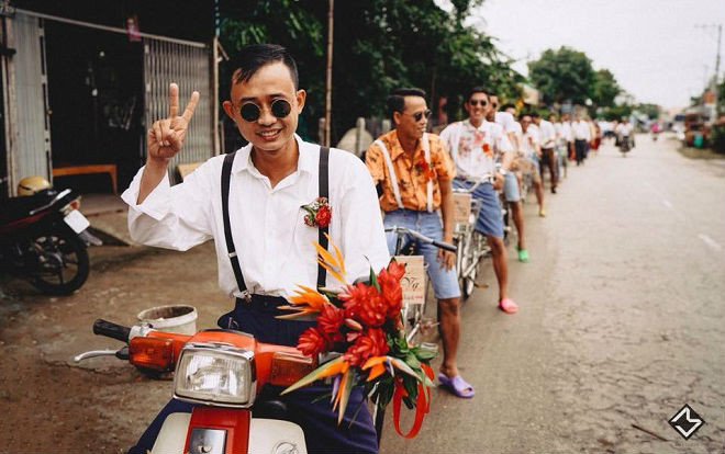 Bộ ảnh cưới 'độc nhất vô nhị' của cặp đôi 'Cô Mít - Cậu Tèo' An Giang khiến dân mạng thích thú Ảnh 2