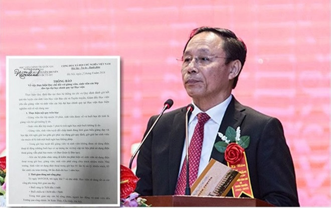 Nội quy bị kêu khắt khe: Học viện Báo chí Tuyên truyền cho thu hồi để điều chỉnh Ảnh 2