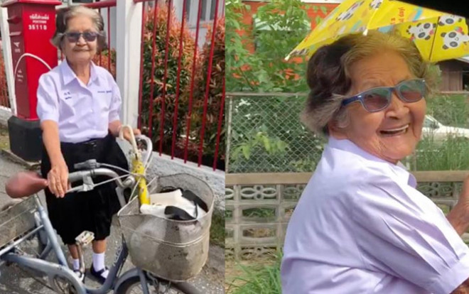 Bà ngoại 84 tuổi mặc đồng phục 'siêu cute' tới trường dự kỳ thi lớp 6 Ảnh 2