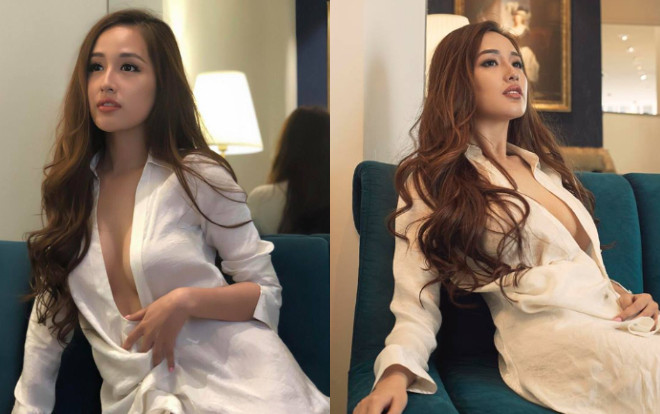 Mai Phương Thúy bỗng tung bộ ảnh lả lơi vòng một cực nóng bỏng Ảnh 2