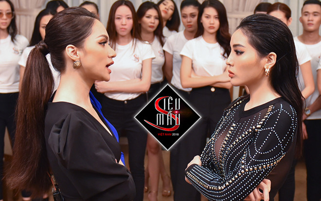 Tập 2 Siêu mẫu Việt Nam 2018: 2 đội 'tuyên chiến', Kỳ Duyên thách thức Hương Giang 'thử đi xem có dễ không' Ảnh 2