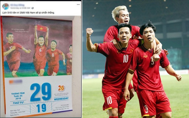 Xuất hiện tờ lịch tiên tri ngày 29/8, Olympic Việt Nam đánh bại Olympic Hàn Quốc hiên ngang vào chung kết ASIAD 2018? Ảnh 2