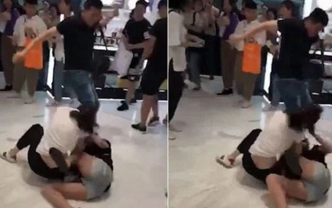 Hai cô gái Trung Quốc đánh nhau vì tranh mua hàng miễn thuế ở Hàn Quốc Ảnh 2