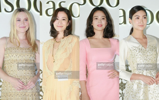 'Nhàn Phi' Xa Thi Mạn cùng Song Hye Kyo tỏa sáng, lấn át mỹ nhân Hollywood và Thái Lan Ảnh 2