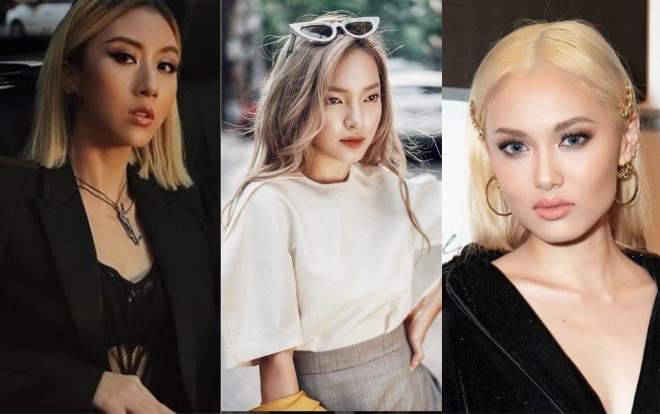 Đâu chỉ Văn Toàn, loạt hot girl Việt cũng chất lừ khi thử nhuộm tóc màu bạch kim Ảnh 2