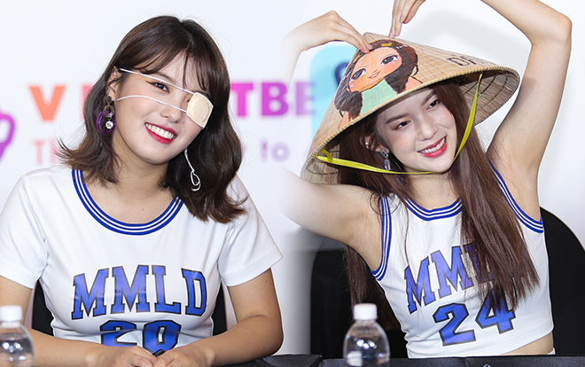 Fansign Momoland tại Việt Nam: Thương lắm Ahin chấn thương mắt vẫn cố gặp fan Việt bằng được Ảnh 2
