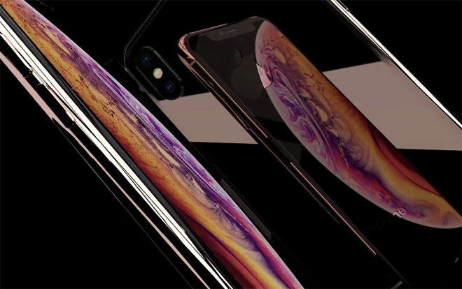 Đã mắt ngắm từng góc cạnh của chiếc iPhone XS phiên bản vàng Ảnh 2