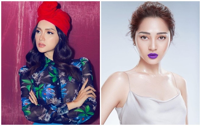 Hương Giang hóa 'bánh bèo' với son hồng cánh sen, Bảo Anh 'chơi lớn' với son tím rượu Ảnh 2