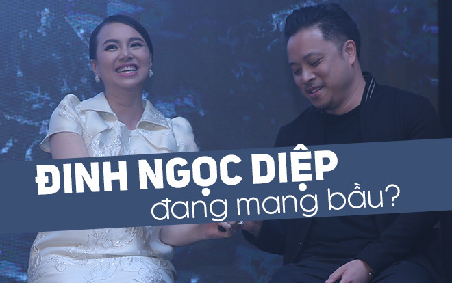 Đinh Ngọc Diệp lộ bụng bầu, hạnh phúc bên ông xã Victor Vũ tại showcase 'Người bất tử' Ảnh 2