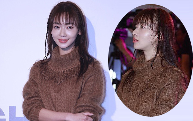 Nàng Ngụy Anh Lạc toát mồ hôi hột khi mặc áo len cổ lọ dày cộm tại sự kiện thời trang Ảnh 2