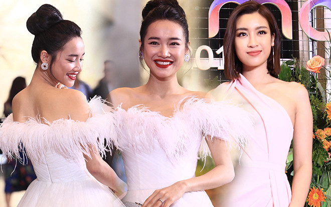 Nhã Phương - Hoa hậu Đỗ Mỹ Linh cùng diện đầm khoe vai trần gợi cảm tại VTV Awards 2018 Ảnh 2