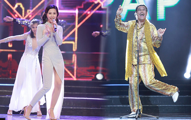 Đông Nhi hội ngộ chủ nhân bản hit 'Pen Pineapple Apple Pen', lộng lẫy sân khấu âm nhạc tại Thủ đô Ảnh 2