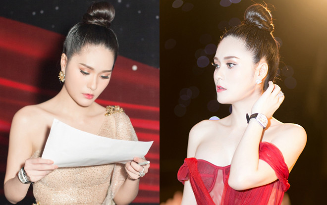 Chung kết Siêu mẫu VN 2018: Nữ đại gia Di Băng thay 2 bộ váy, đeo đồng hồ 300 triệu, nhẫn 30 tỷ gây sốc Ảnh 2