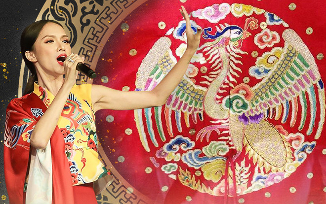 Sân khấu 'Gấm' của Hương Giang tại Siêu mẫu Việt Nam 2018: không chỉ là âm nhạc, mà còn tha thướt nhiều tầng nghĩa đậm hồn Việt! Ảnh 2