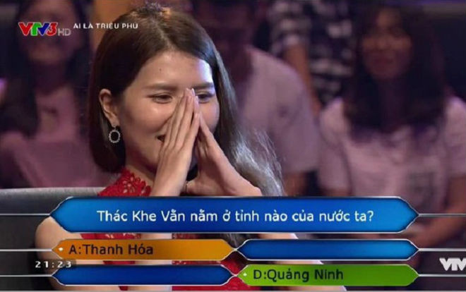 Cô gái xinh đẹp ngậm ngùi ra về sau khi nghe theo sự trợ giúp của khán giả tại trường quay 'Ai là triệu phú' Ảnh 2