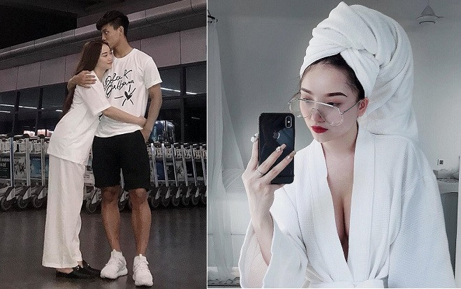 Nhan sắc 'nóng bỏng mắt' không thua kém bất kỳ hot girl nào của bạn gái Văn Thanh U23 Ảnh 2