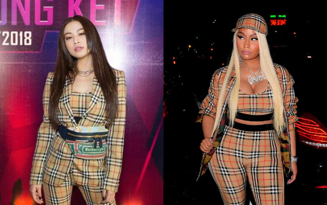 Hoàng Thùy Linh đụng nguyên set giống 'trùm bạo lực' Nicki Minaj và cái kết chẳng ai ngờ tới Ảnh 2