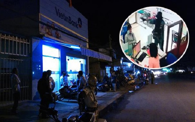 Trích xuất camera truy bắt đối tượng dùng súng cướp ngân hàng ở Tiền Giang Ảnh 2