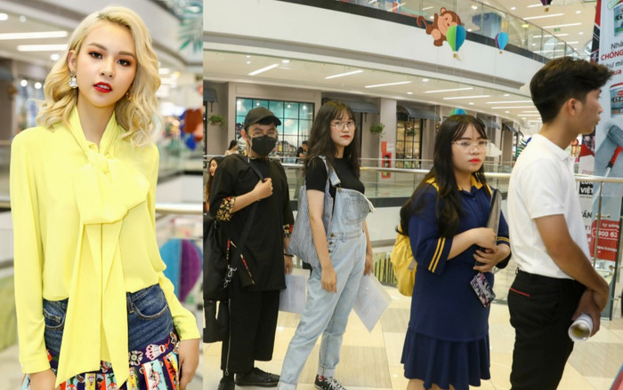 Phí Phương Anh nổi bật tại buổi tuyển sinh cuộc thi thiết kế thời trang Ảnh 2