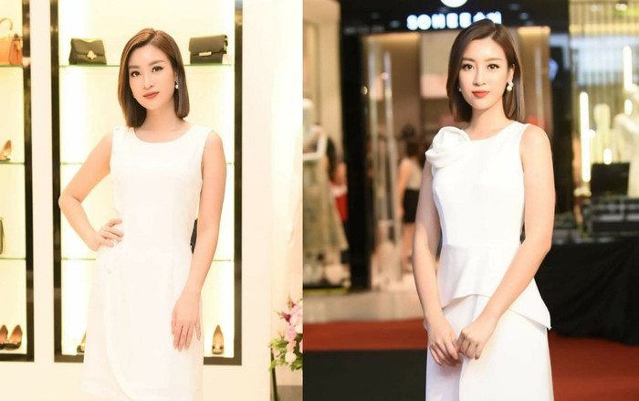 Qúa thành công khi xuống tóc, Đỗ Mỹ Linh xinh đẹp rạng rỡ thay liền 2 bộ váy trong sự kiện Ảnh 2