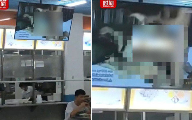 Căng tin trường đại học bất ngờ chiếu phim người lớn, nhà trường đổ lỗi cho hacker Ảnh 2