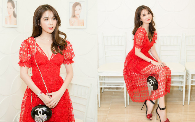 Ngọc Trinh diện chiếc váy như lưới cá khoe khéo vòng một đi sự kiện Ảnh 2