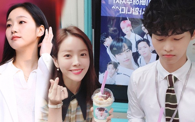Kim Go Eun cùng VIXX khiến Han Ji Min và N bất ngờ với xe tải đồ ăn tại phim trường 'Người vợ thân quen' Ảnh 2