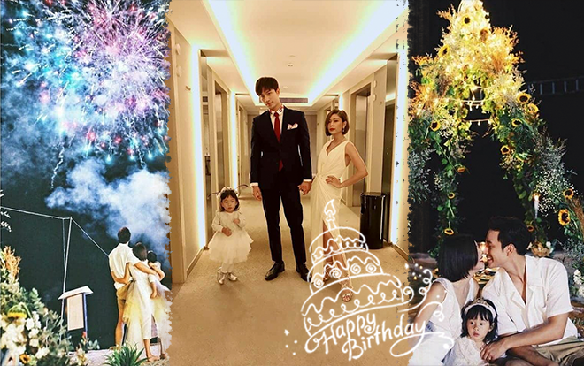 Gubgib hạnh phúc đón sinh nhật lần thứ 30 bên chồng Bie và con gái Paopao Ảnh 2