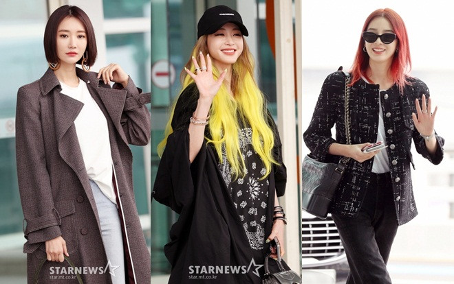 Lấn áp Go Jun Hee và Irene, Han Ye Seul nổi bật với màu tóc vàng khởi hành đến 'Milan Fashion Week 2018' Ảnh 2