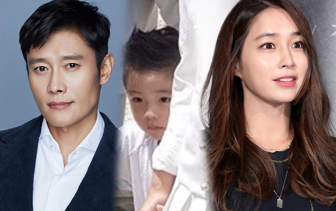 Lộ diện gương mặt 'tiểu nam thần' của con trai Lee Byung Hun và Lee Min Jung sau ba năm giấu kỹ Ảnh 2