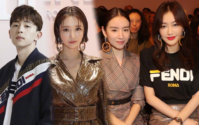 'Hoàng hậu' Tần Lam và Đổng Khiết cùng khoe sắc bên Go Jun Hee và Đặng Luân tại 'Tuần lễ thời trang Milan 2019' Ảnh 2