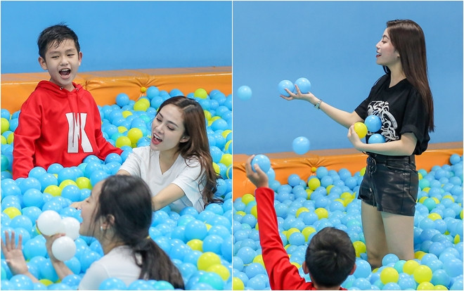 Ngọc Ánh, Lưu Hiền Trinh biểu diễn 'bất chấp địa hình' thị phạm cho dàn thí sinh The Voice Kids 2018 Ảnh 2