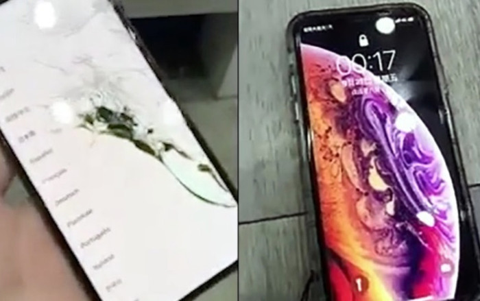Mới mua chưa cầm nóng tay, anh chàng đã phải khóc thét vì làm rơi nát bét iPhone Xs Max Ảnh 2