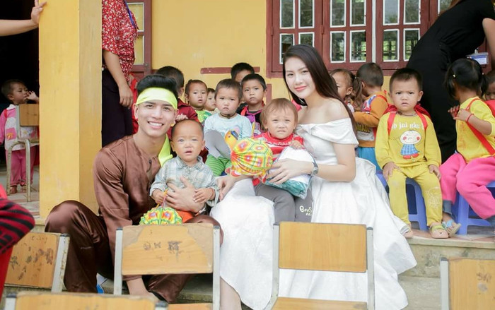 Giải vàng Siêu mẫu Việt Nam 2018 Quỳnh Hoa diện đầm công chúa đi từ thiện và đây là lí do nhân văn phía sau Ảnh 2