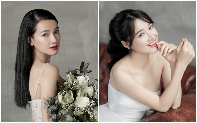 Tóc cô dâu đơn giản mà ăn điểm 100% của Nhã Phương trong bộ ảnh cưới đang gây bão MXH Ảnh 2