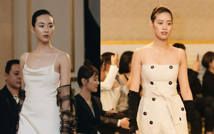 Siêu mẫu Bạc - Đồng Khánh Vân, Đông Hạ 'tả xung hữu đột', xuất thần trong show thời trang Ảnh 2