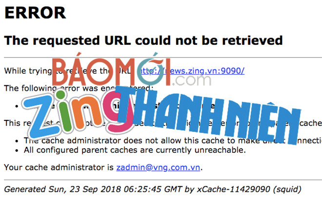 Zing.vn, Báo Mới, Thanh Niên… không thể truy cập được, đây là lý do vì sao Ảnh 2