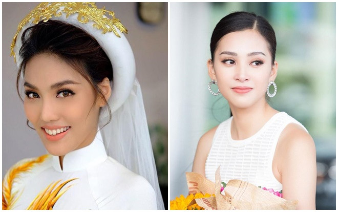 Lan Khuê - Trần Tiểu Vy 2 người đẹp hot nhất với tông trang điểm tự nhiên Ảnh 2