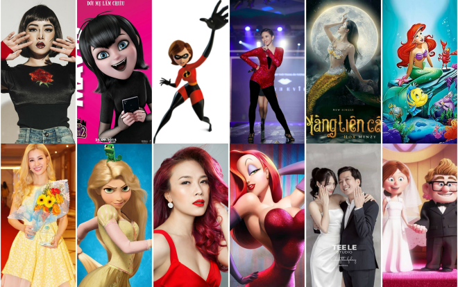 'Cười ra nước mắt' với sự trùng hợp ngẫu nhiên giữa sao Việt với sao Disney Ảnh 2