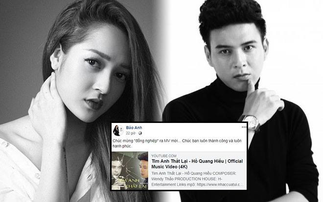 Bảo Anh mừng Hồ Quang Hiếu ra MV nhưng cô nàng vẫn phàn nàn một điều ở bài mới của 'tình cũ' Ảnh 2