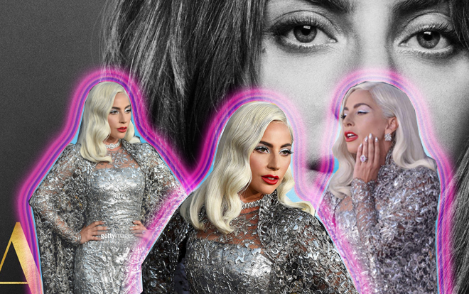Không phải những bộ trang phục cá tính nổi loạn, Lady Gaga sang trọng lạ mắt tại buổi ra mắt 'A Star Is Born' Ảnh 2