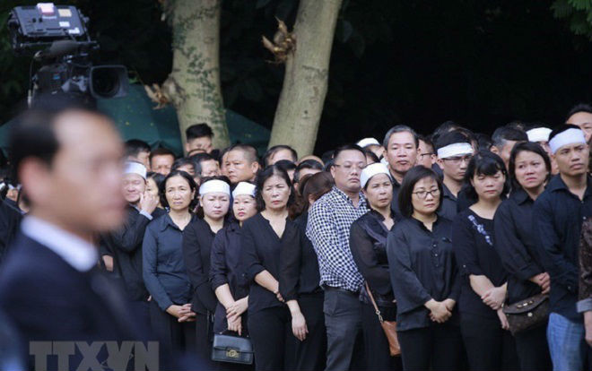 Những hình ảnh xúc động trong Quốc tang Chủ tịch nước Trần Đại Quang Ảnh 2