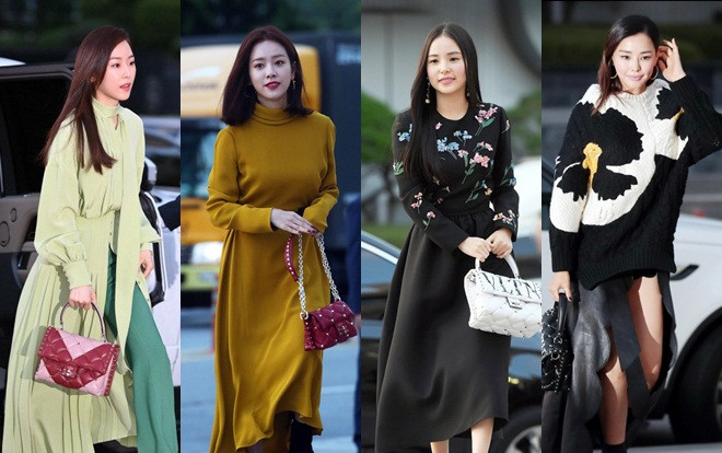Choáng ngộp với nhân sắc của 'Tứ đại mỹ nhân' Han Ji Min, Min Hyo Rin, Seo Hyun Jin và Lee Honey tại sự kiện Ảnh 2