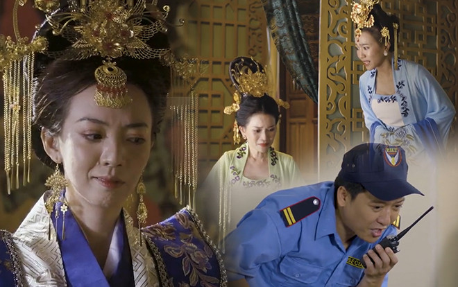 Diệu Nhi tát Sĩ Thanh ngã sấp mặt, Trường Giang bất ngờ xuất hiện trong trailer phim cung đấu của Thu Trang Ảnh 2